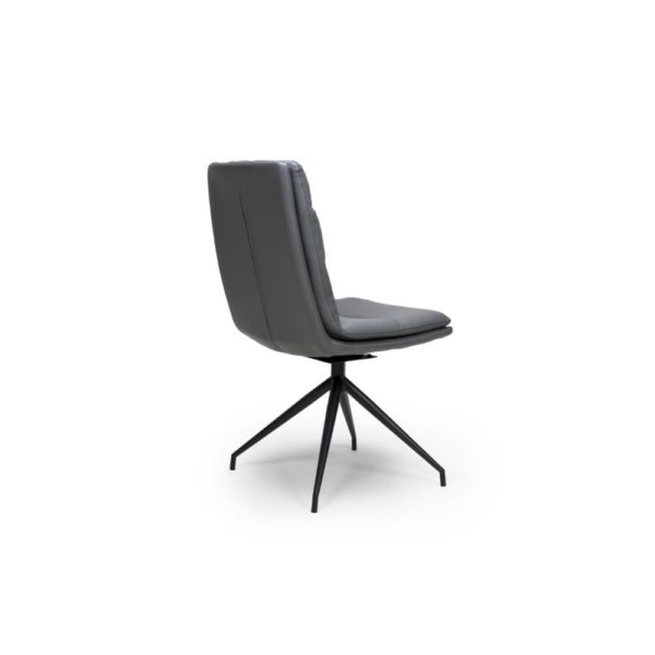 Perth Swivel Dining Chair - Grey  (Sold In Pairs - Priced Per Chair) - Image 3