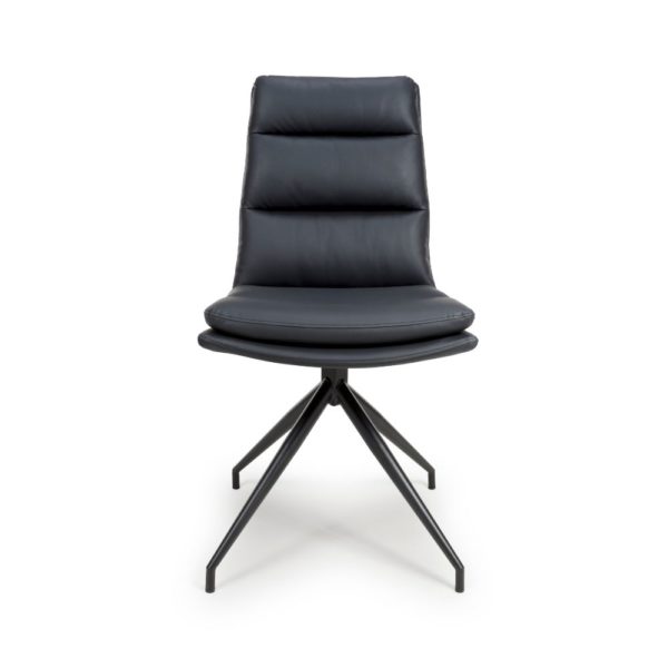 Perth Swivel Dining Chair - Black  (Sold In Pairs - Priced Per Chair) - Image 10