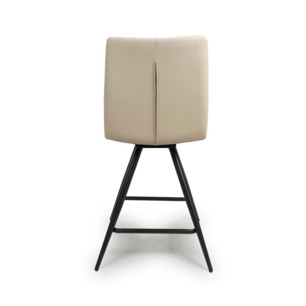 Perth Swivel Bar Stools - Taupe (Sold In Pairs - Priced Per Stool) - Image 4