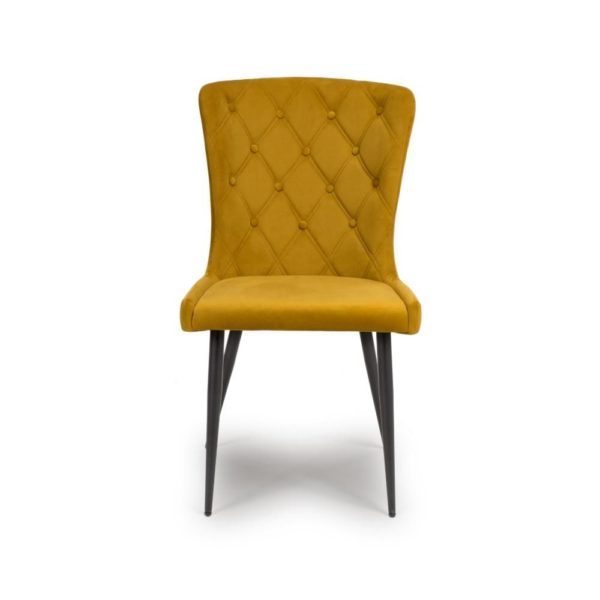 Costa Rica Dining Chair - Mustard (Sold In Pairs - Priced Per Chair) - Image 2
