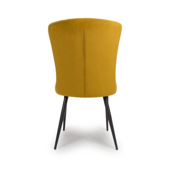 Costa Rica Dining Chair - Mustard (Sold In Pairs - Priced Per Chair) - Image 4