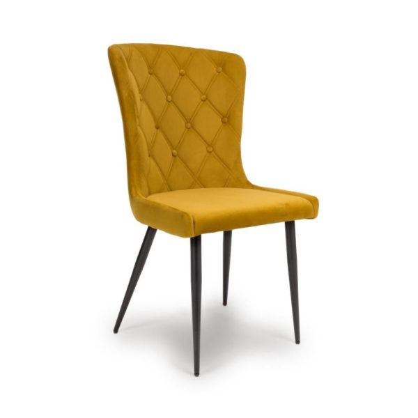 Costa Rica Dining Chair - Mustard (Sold In Pairs - Priced Per Chair)