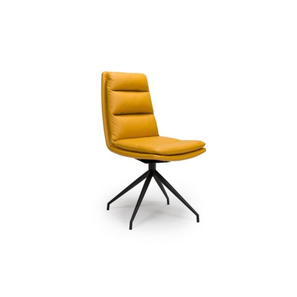 Perth Swivel Dining Chair - Ochre   (Sold In Pairs - Priced Per Chair)