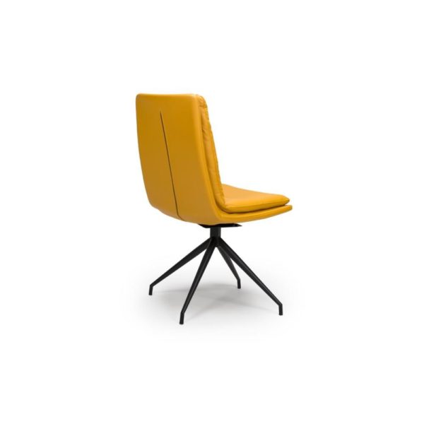 Perth Swivel Dining Chair - Ochre   (Sold In Pairs - Priced Per Chair) - Image 4