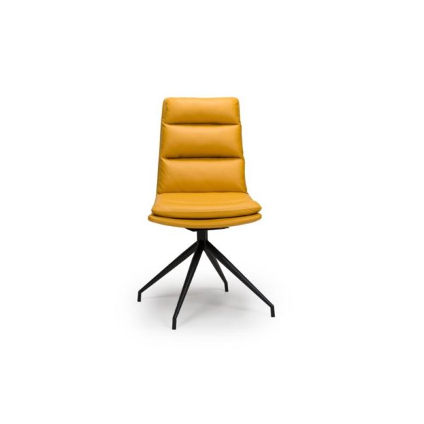 Perth Swivel Dining Chair - Ochre   (Sold In Pairs - Priced Per Chair) - Image 5