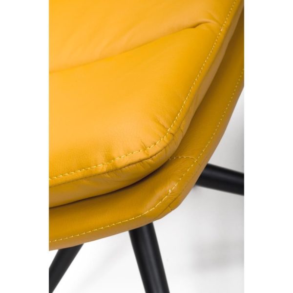 Perth Swivel Dining Chair - Ochre   (Sold In Pairs - Priced Per Chair) - Image 6