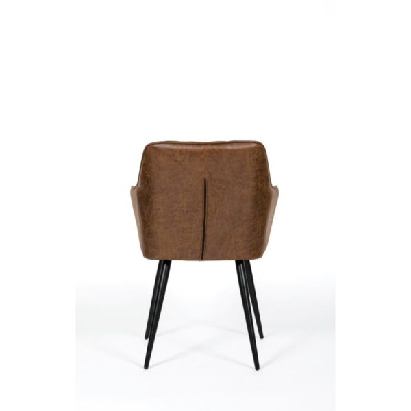 Oxford Carver Chair - Antique Brown - (Sold In Pairs - Priced Per Chair) - Image 4