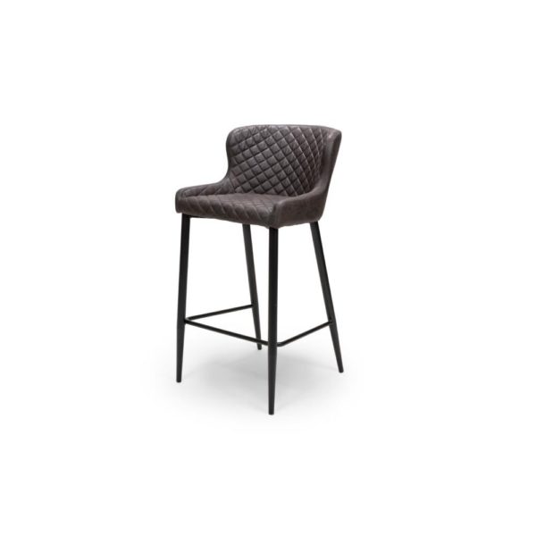 Oxford Bar Stool - Grey - (Sold In Pairs - Priced Per Stool) - Image 2