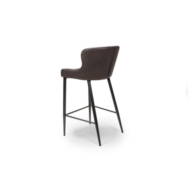 Oxford Bar Stool - Grey - (Sold In Pairs - Priced Per Stool) - Image 5