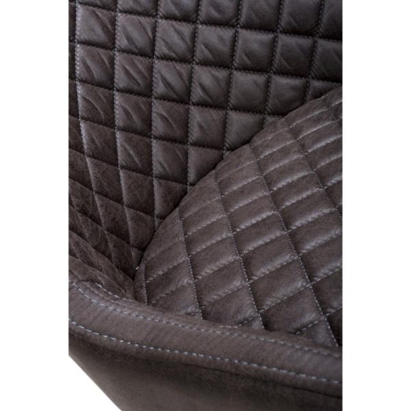 Oxford Bar Stool - Grey - (Sold In Pairs - Priced Per Stool) - Image 6