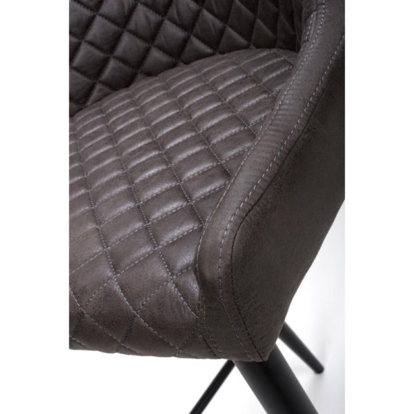 Oxford Bar Stool - Grey - (Sold In Pairs - Priced Per Stool) - Image 8