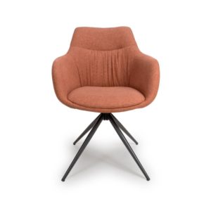 Dubai Swivel Carver- Brick (Sold In Pairs - Priced Per Chair)