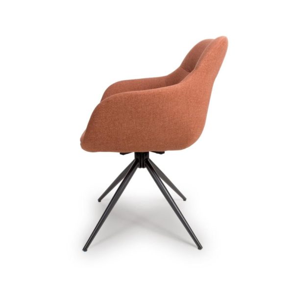 Dubai Swivel Carver- Brick (Sold In Pairs - Priced Per Chair) - Image 2