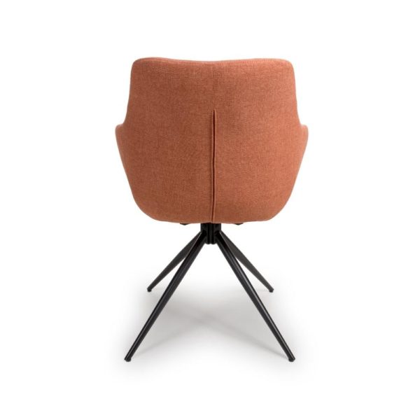 Dubai Swivel Carver- Brick (Sold In Pairs - Priced Per Chair) - Image 4