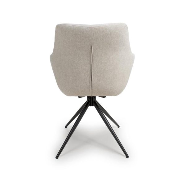 Dubai Swivel Carver - Natural (Sold In Pairs - Priced Per Chair) - Image 5