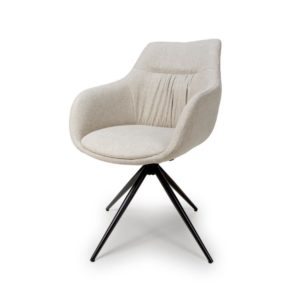 Dubai Swivel Carver - Natural (Sold In Pairs - Priced Per Chair)