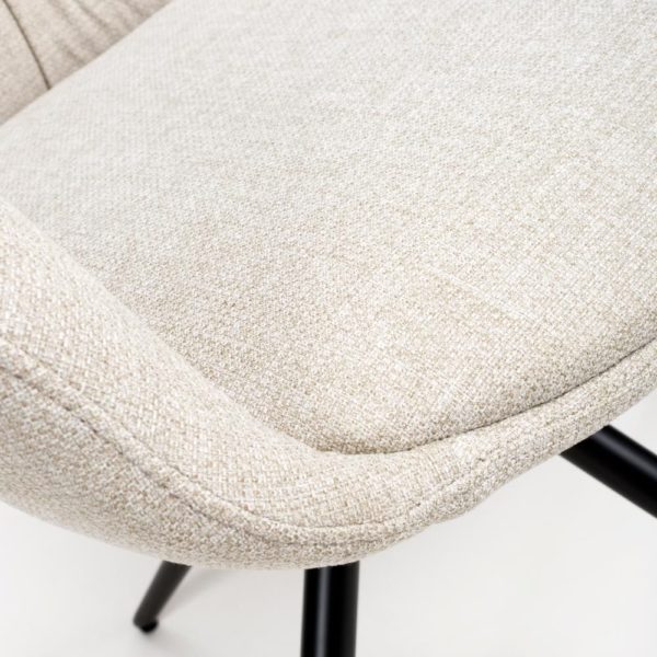 Dubai Swivel Carver - Natural (Sold In Pairs - Priced Per Chair) - Image 6