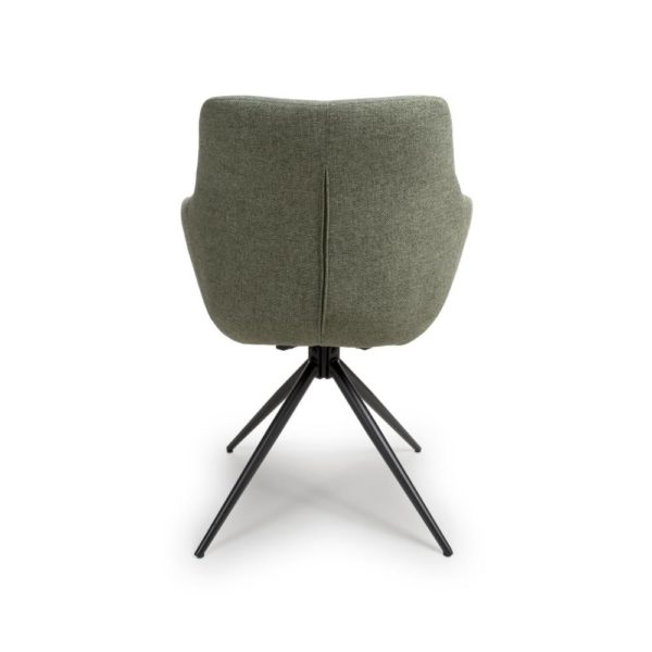 Dubai Swivel Carver - Sage (Sold In Pairs - Priced Per Chair) - Image 3
