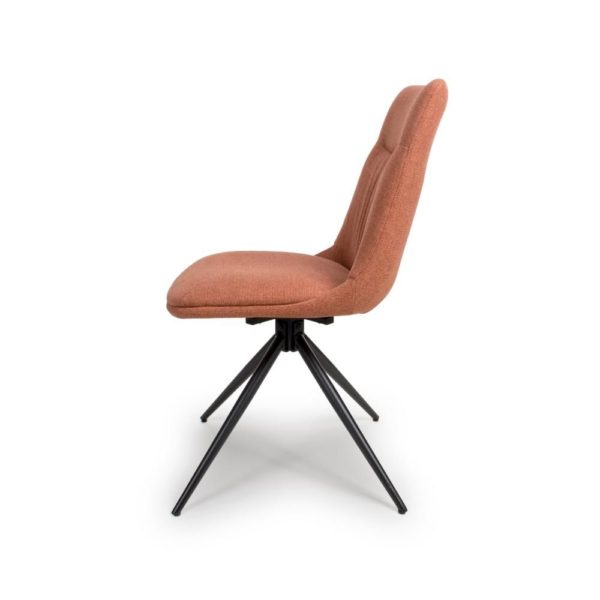 Dubai Swivel Chair - Rust (Sold In Pairs - Priced Per Chair) - Image 3