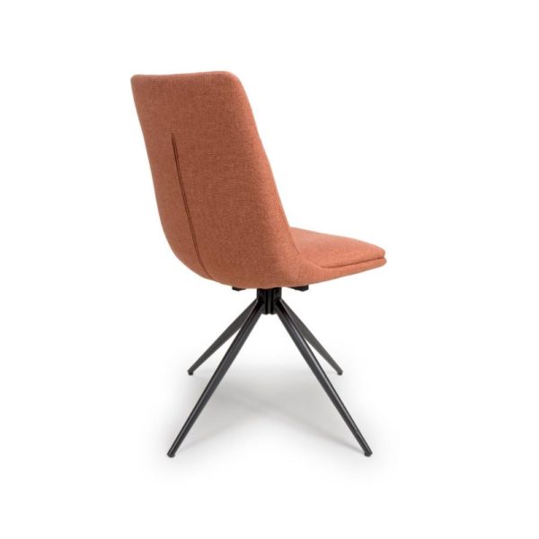 Dubai Swivel Chair - Rust (Sold In Pairs - Priced Per Chair) - Image 4