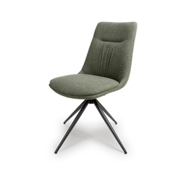 Dubai Swivel Dining Chair - Sage (Sold In Pairs - Priced Per Chair)