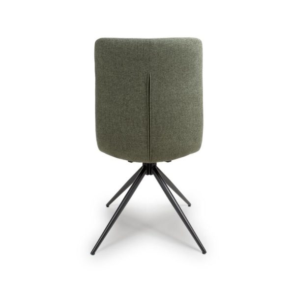 Dubai Swivel Dining Chair - Sage (Sold In Pairs - Priced Per Chair) - Image 5