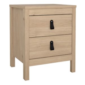 Poplars 2 Drawer Bedside