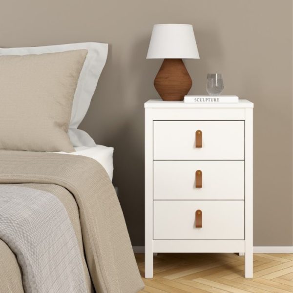 Poplars 3 Drawer Bedside - Image 11