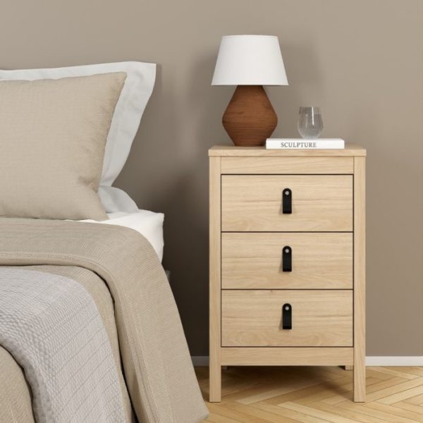 Poplars 3 Drawer Bedside - Image 10