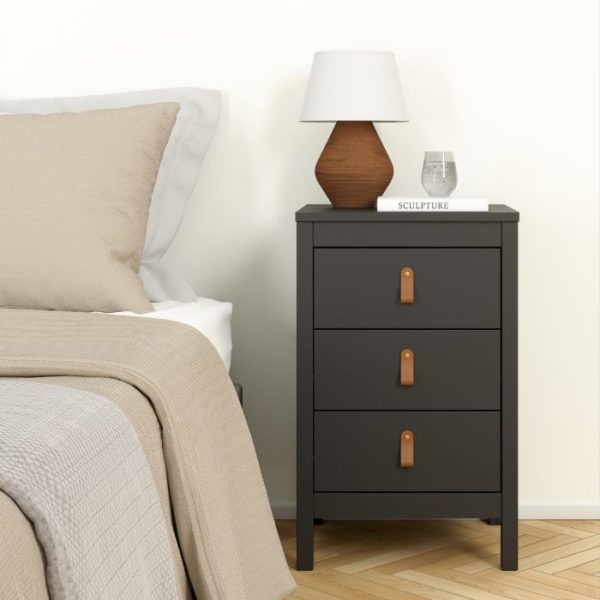 Poplars 3 Drawer Bedside - Image 9