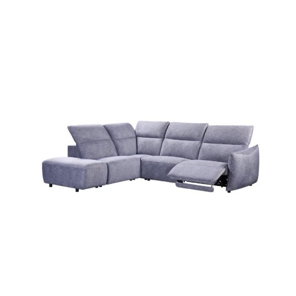 Mila Left Hand Facing Corner Sofa - Power Recliner