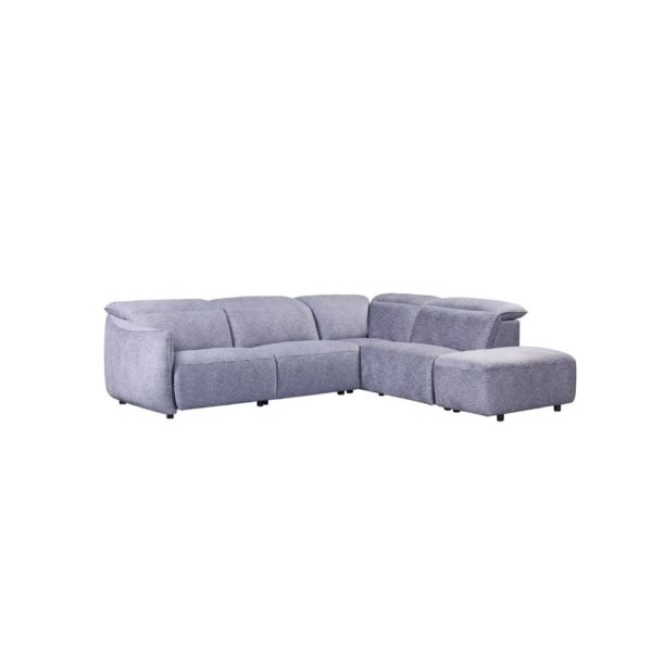 Mila Right Hand Facing Corner Sofa - Power Recliner - Image 3