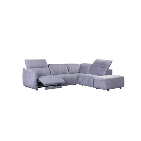 Mila Right Hand Facing Corner Sofa - Power Recliner - Image 12