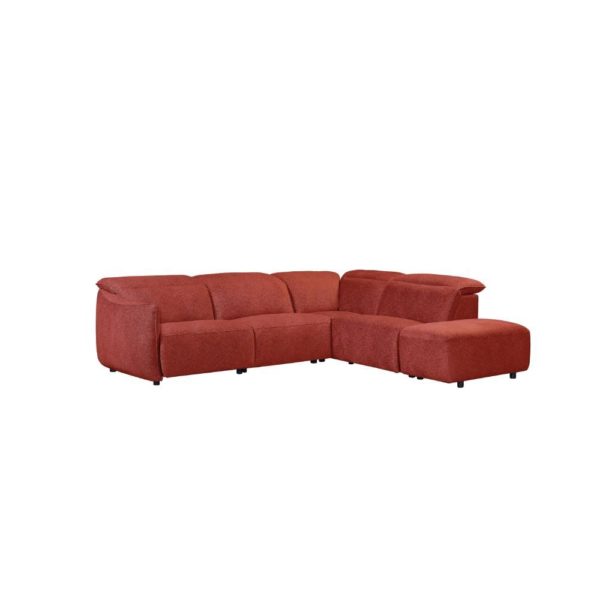 Mila Right Hand Facing Corner Sofa - Power Recliner - Image 4