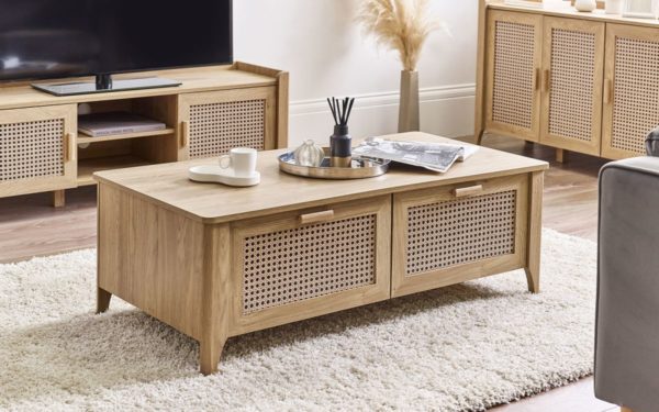 Joey 2 Drawer Coffee Table - Image 2
