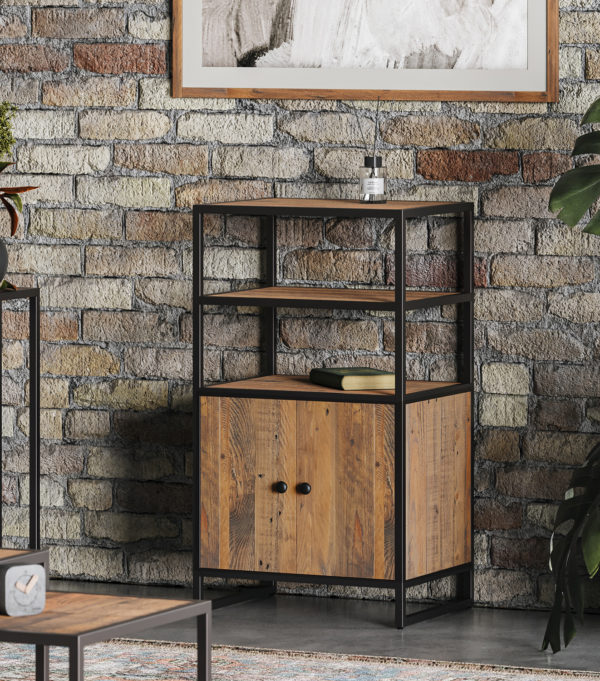 Oslo Modular Medium Cupboard With Doors & Shelves - Image 2