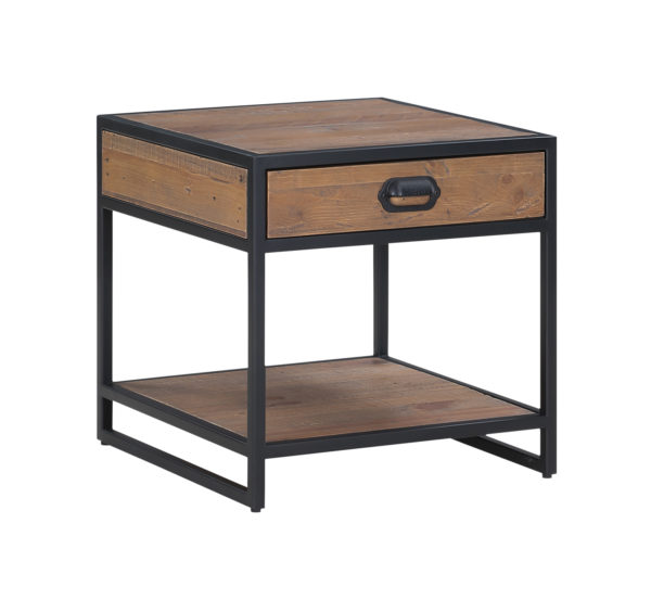 Oslo Lamp / Side Table With Drawer