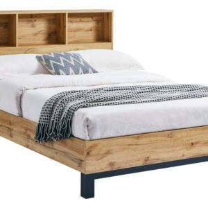 Java Double Bookcase Bed