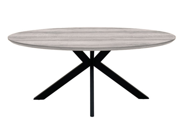 Orlando 1800mm Oval Dining Table Grey