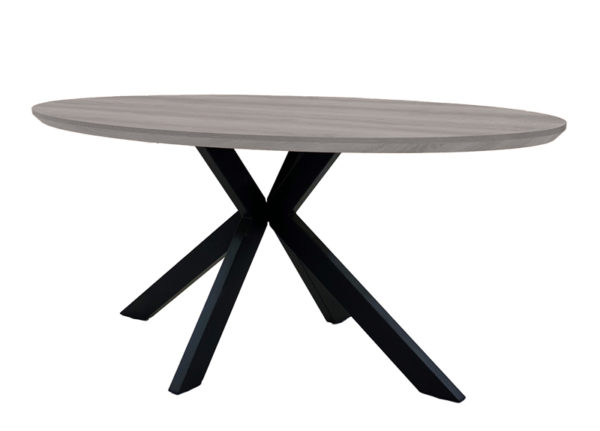 Orlando 1800mm Oval Dining Table Grey - Image 2