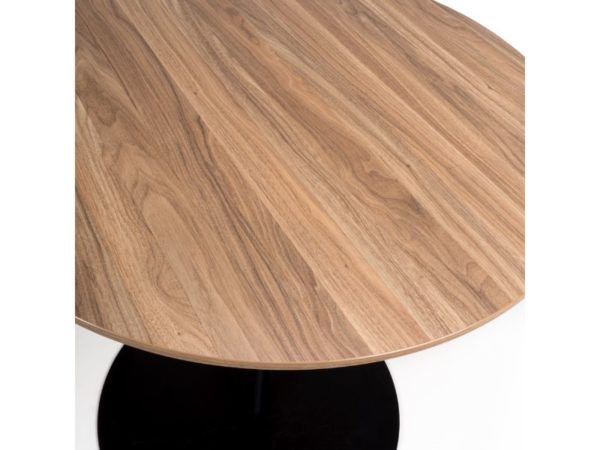 Orlando Extending Round Dining Table Light Walnut - Image 2