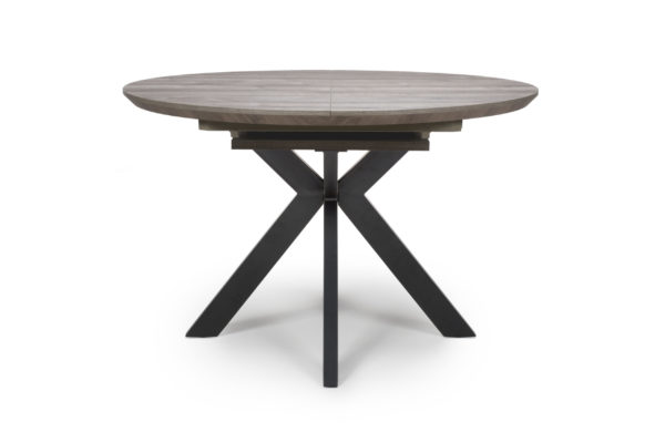 Orlando Extending Round Dining Table Light Walnut - Image 9