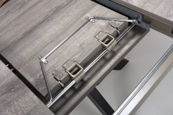 Orlando Extending Round Dining Table Grey - Image 7