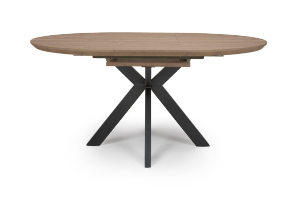 Orlando Extending Round Dining Table Light Walnut