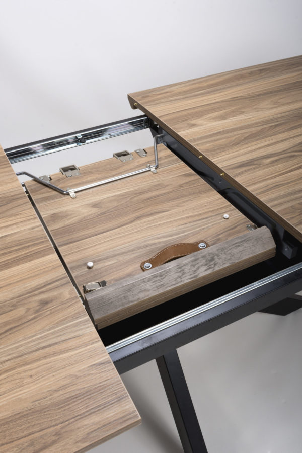 Orlando Extending Dining Table 1400-1800 Light Walnut - Image 5