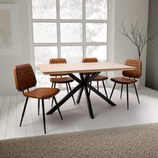 Orlando Dining Table 1400mm Oak - Image 5