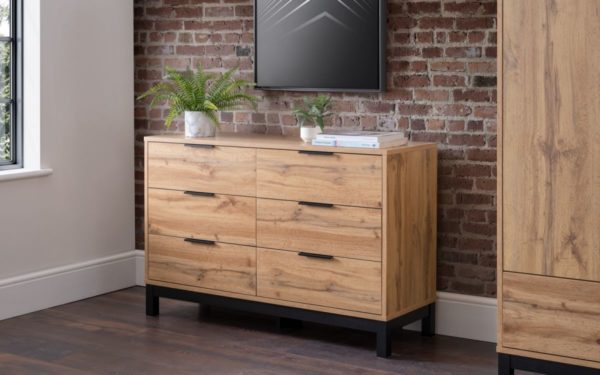 Java 6 Drawer Wide Chest - Image 2