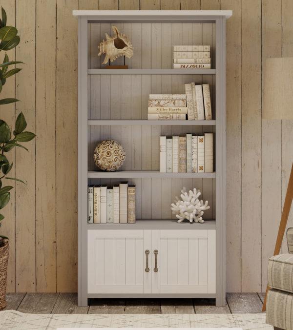 Riviera Large Bookcase With Doors - Image 4
