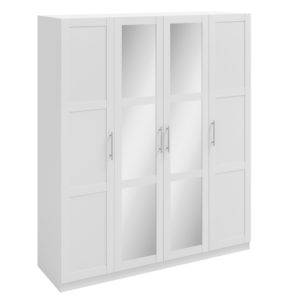 Willows White 4 Door Wardrobe