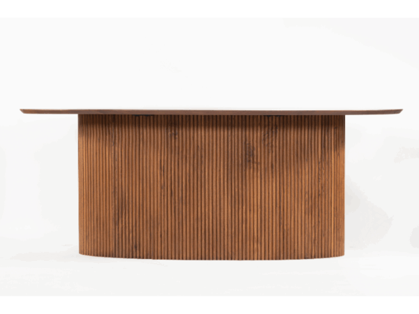 Portobello 2000mm Oval Dining Table - Image 2